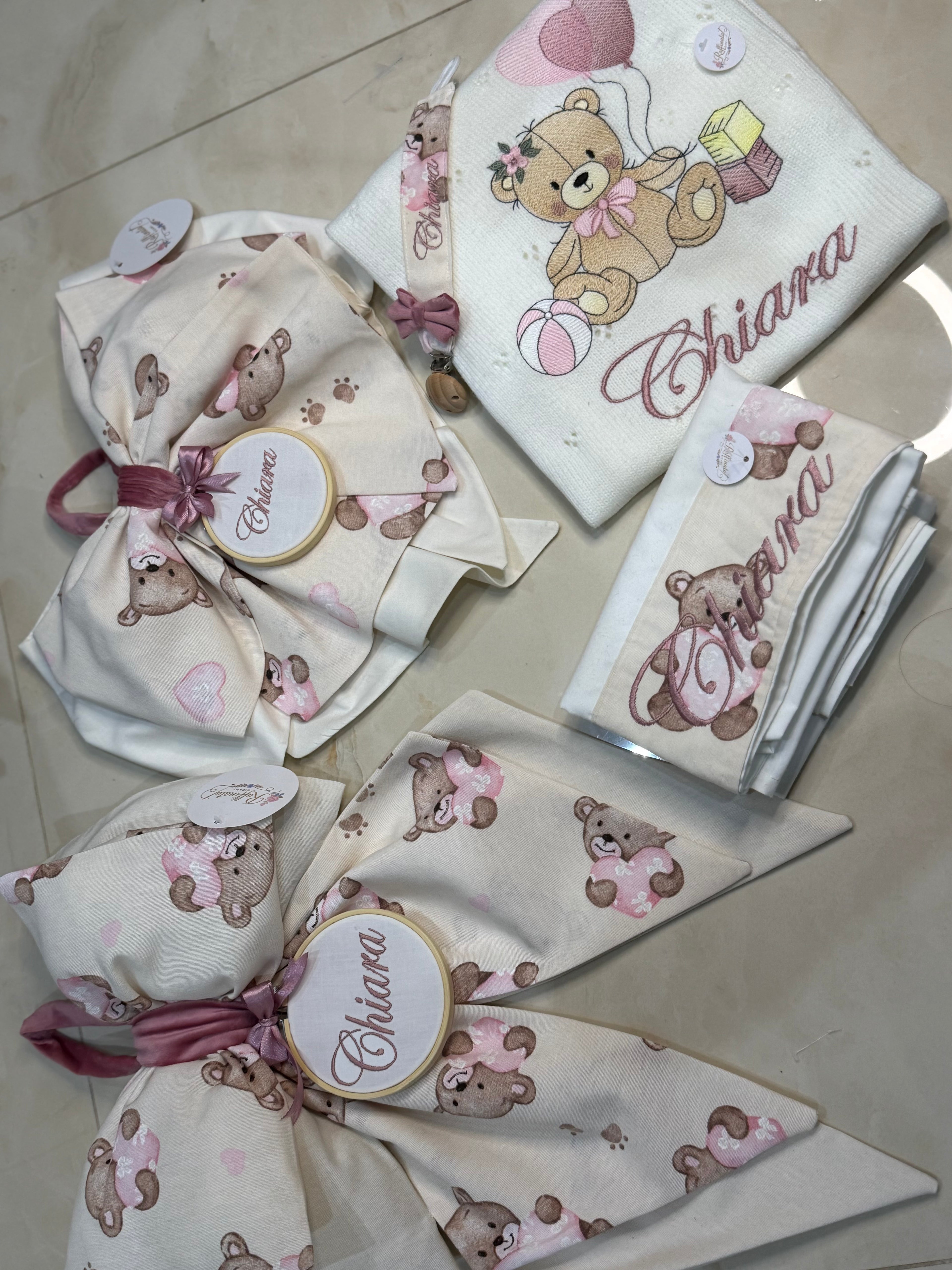 Set nascita 5 pezzi mod.CHIARA