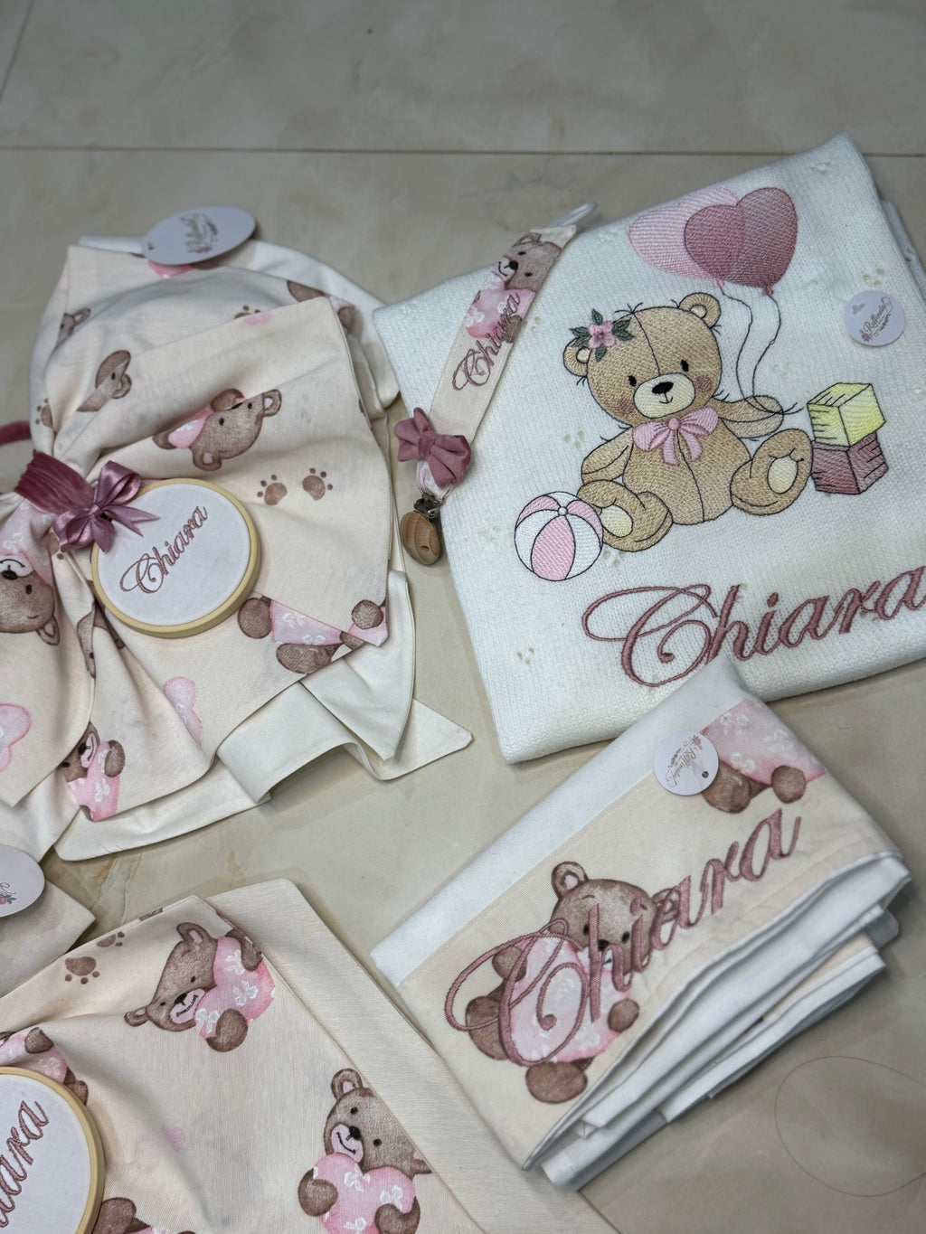 Set nascita 5 pezzi mod.CHIARA