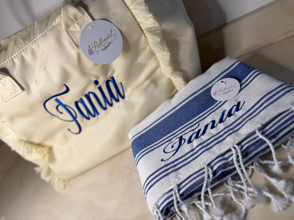 Abbinata borsa e telo mare mod. TANIA