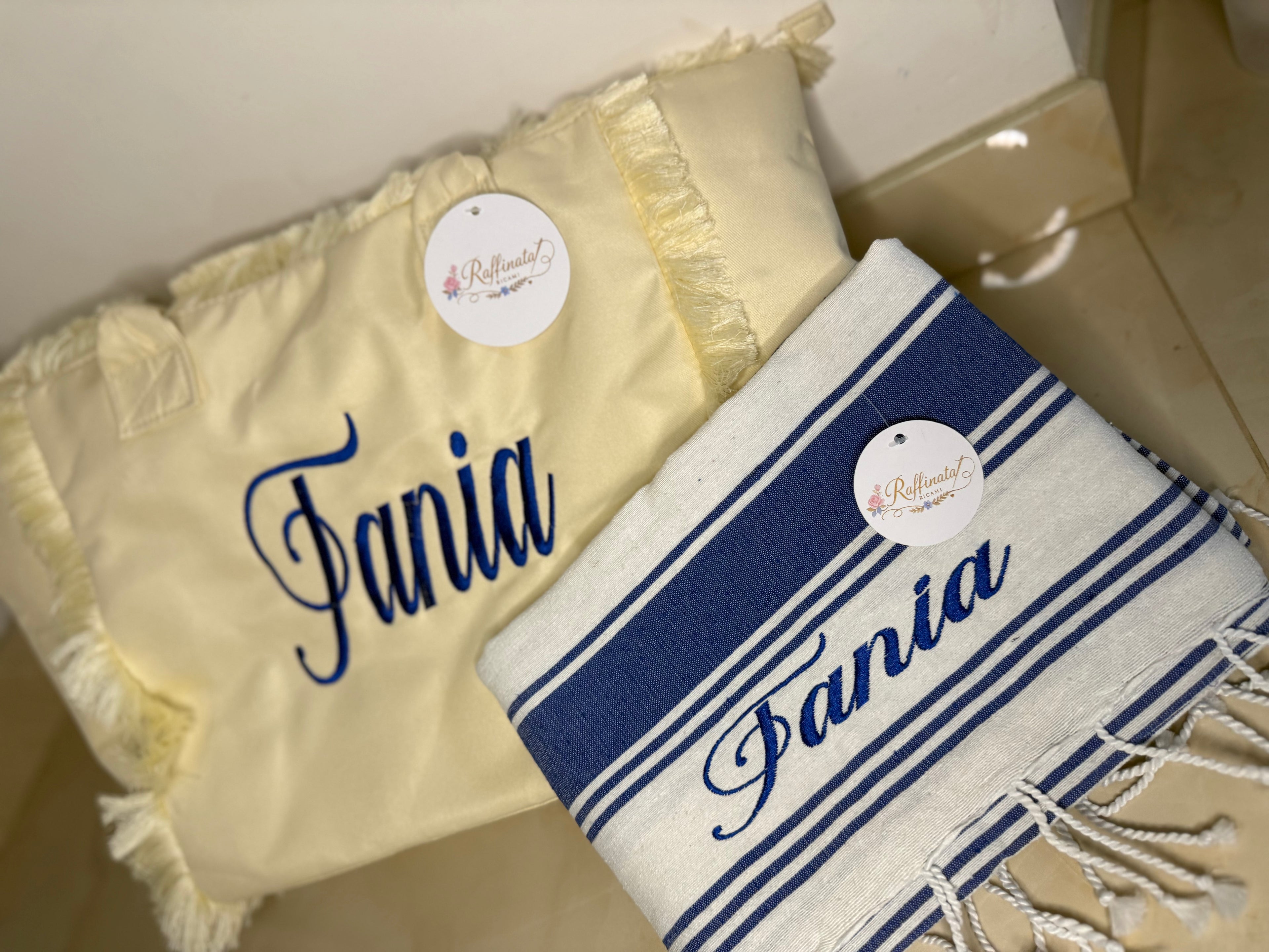 Abbinata borsa e telo mare mod. TANIA